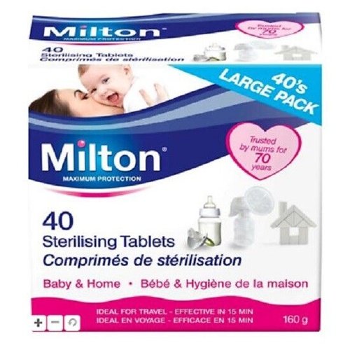 Milton Maximum Protection 40 Sterilizing Tablets 160g