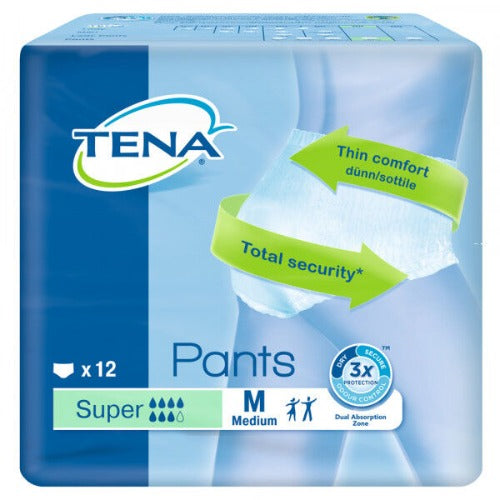 Tena Super Pants - 12 Medium