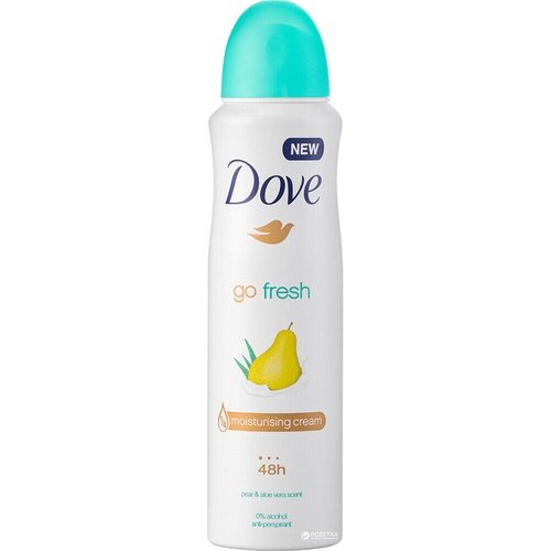 Dove Invisible Go Fresh Pear & Aloe Vera Scent Anti-perspirant Spray 150ml