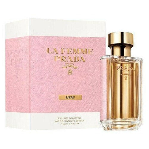 PRADA LA FEMME LEAU 35ML EAU DE TOILETTE SPRAY BRAND NEW & SEALED - LuxePerfumes