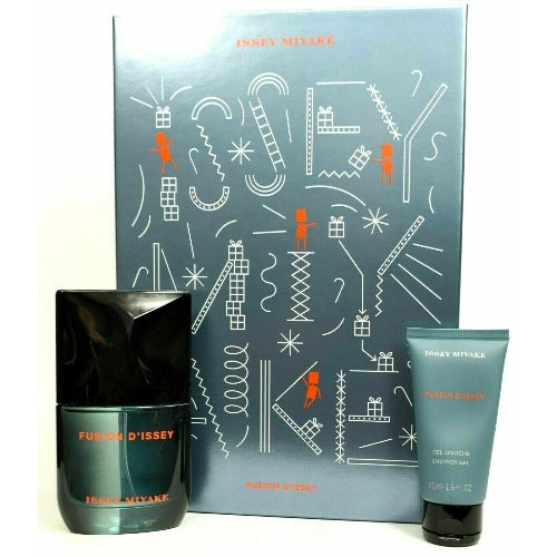 ISSEY MIYAKE FUSION DISSEY POUR HOMME 50ML EDT + 50ML SHOWER GEL GIFT SET - LuxePerfumes