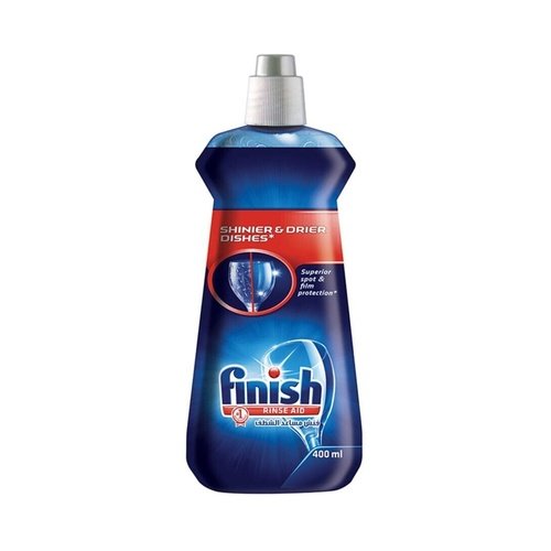 Finish Rinse & Shine Aid Liquid Dishwasher Original 80 Washes Quick Dry 400ml