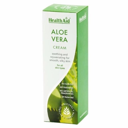 Health Aid Aloe Vera Cream For All Skin Types 75ml