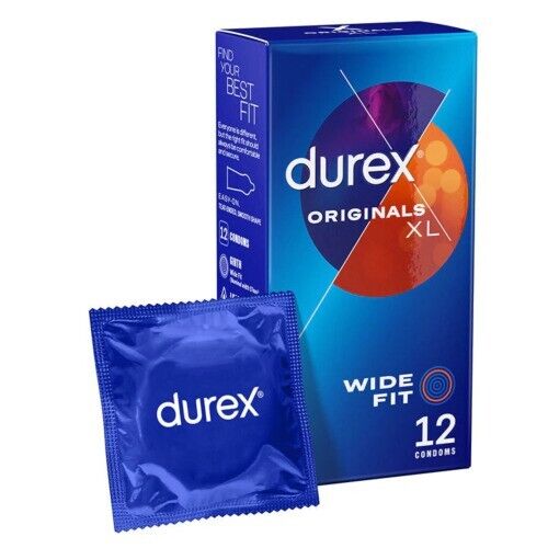 Durex Originals Xl Wide Fit 12 Condoms