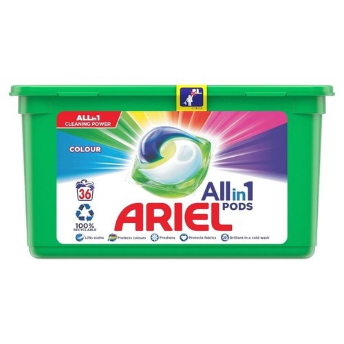 Ariel All In 1 Pods Colour 36 Washes