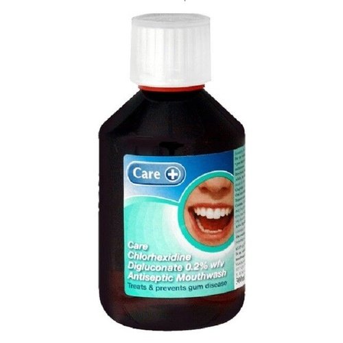 Care Chlorhexidine Gluconate Antiseptic Mouthwash Peppermint Flavour - 300ml