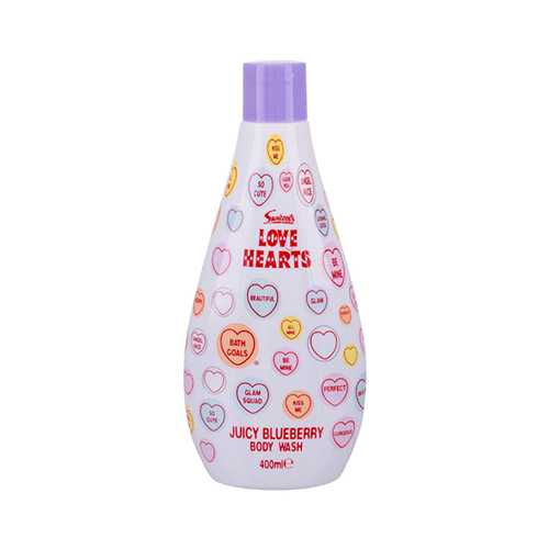 Swizzels Love Hearts Juicy Blueberry Body Wash 400ml