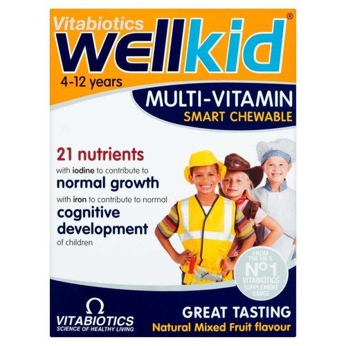 Wellkid Multi-vitamin - 30 Chewable Tablets