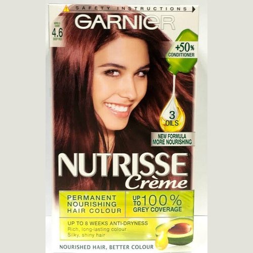 Garnier Nutrisse Creme 4.6 Morello Cherry Deep Red Hair Colour