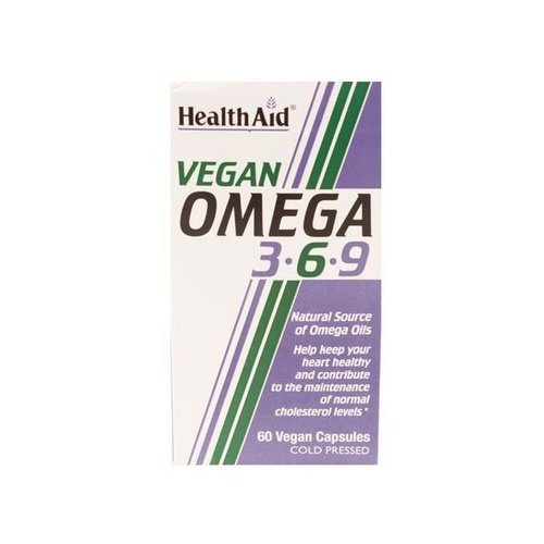 Health Aid Vegan Omega 3 6 9 - 60 Vegan Capsules