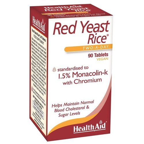 Health Aid Red Yeast Rice - 90 Tablets