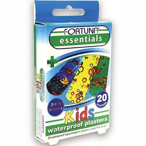 Fortuna Essentials Kids Waterproof Plasters 20pcs