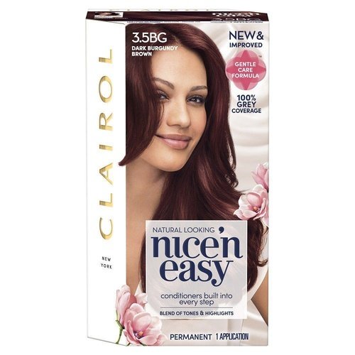 Clairol Nice N Easy Dark Burgundy Brown 3.5bg (new)