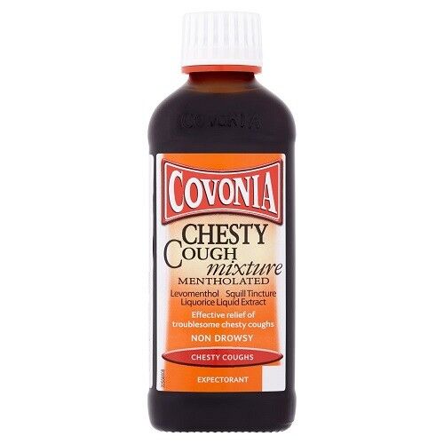 Covonia Chesty Cough Mixture Mentholated 150ml Non Drowsy Syrup