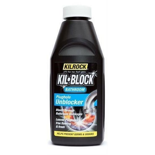 Kilrock Kil-block Bathroom Plughole Unblocker 500ml