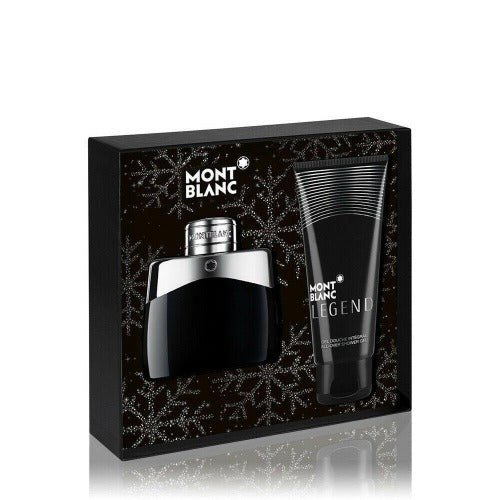 Mont Blanc Legend Pour Homme 50ml Eau De Toilette + 100ml Shower Gel Gift Set - LuxePerfumes