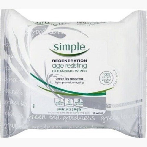 Simple Resisting Cleansing Wipes 25pcs