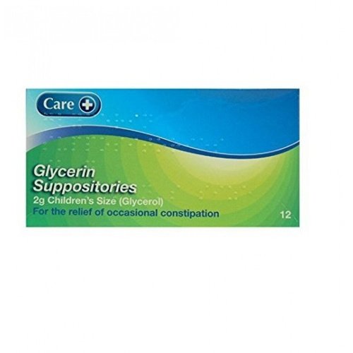 Care Glycerin Suppositories 2g Children's Size - 12 Suppositories