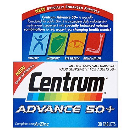 Centrum Advance 50+ A To Zinc Multivitamin  - 30 Tablets