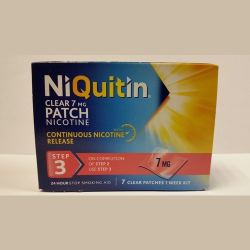 Niquitin Clear 7mg Patch Nicotine Step 3 - 7 Patches