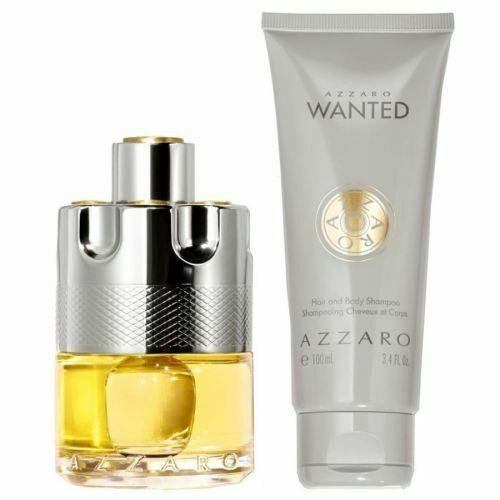 AZZARO WANTED 50ML EAU DE TOILETTE SPRAY + 100ML HAIR & BODY SHAMPOO GIFT SET - LuxePerfumes