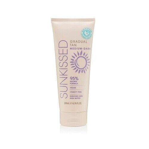 Sunkissed Gradual Tan Emulsion Medium-dark 200ml Brand New