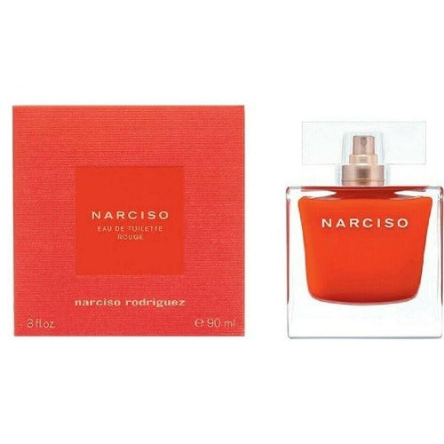 NARCISO RODRIGUEZ ROUGE EAU DE TOILETTE SPRAY 90 ML EDT WOMEN BRAND NEW & SEALED - LuxePerfumes