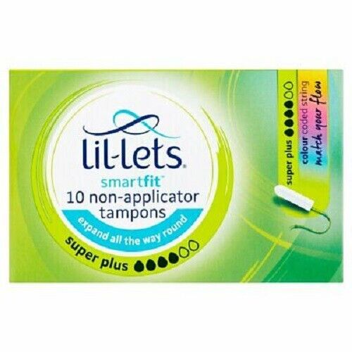 Lil-lets Smartfit Super Plus 10 Non-applicator Tampons