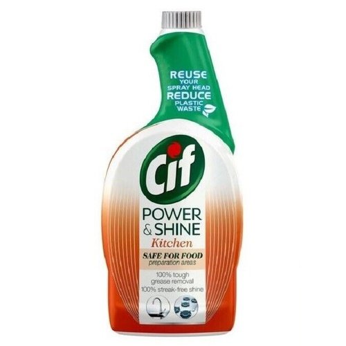 Cif Power & Shine Kitchen Grease Remover Refill Bottle 700ml