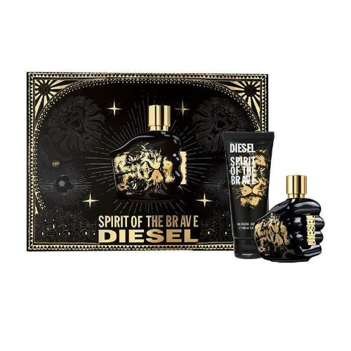 Diesel Spirit Of The Brave 50ml Eau De Toilette + 100ml Shower Gel Gift Set - LuxePerfumes