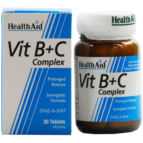 Health Aid Vit B+c Complex - 30 Tablets