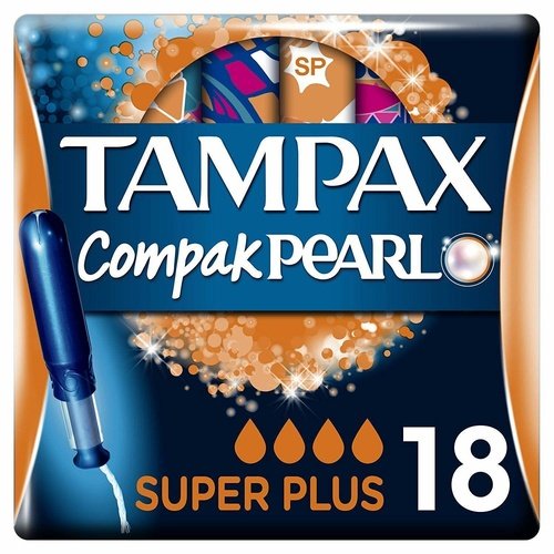 Tampax Compak Tampons 18 Super Plus