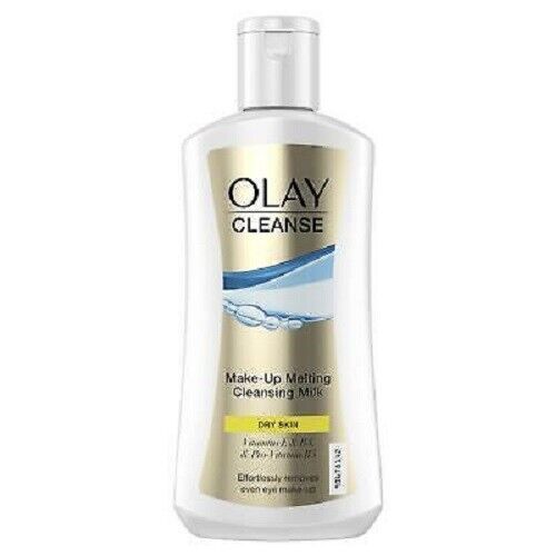 Olay Cleanse Make-up Melting Cleansing Milk Dry Skin Vit E&b3&b5 200ml