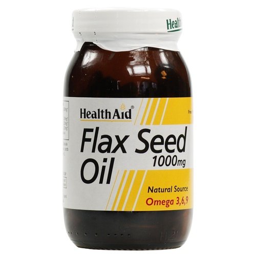 Health Aid Flax Seed Oil 1000mg - 60 Capsules