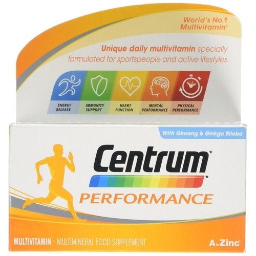 Centrum Performance With Ginseng And Ginkgo Biloba Multivitamin 30 Tablets