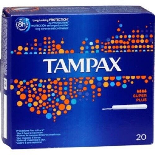 Tampax Super Plus With Applicator Box Of 20