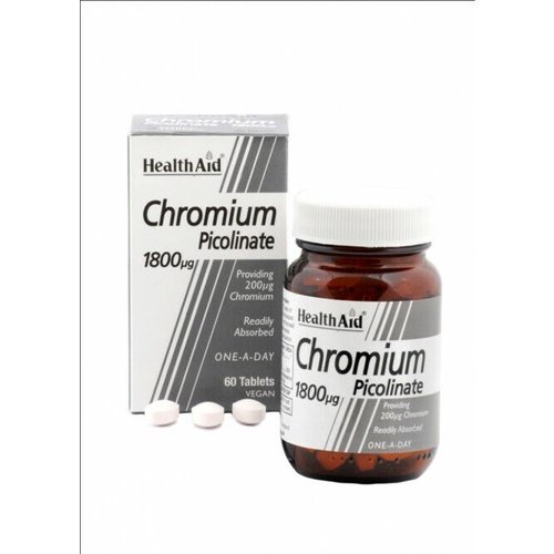 Health Aid Chromium Picolinate Tabs 60's