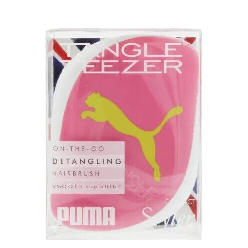 Tangle Teezer Puma On-the-go Detangling Hairbrush-neon Yellow