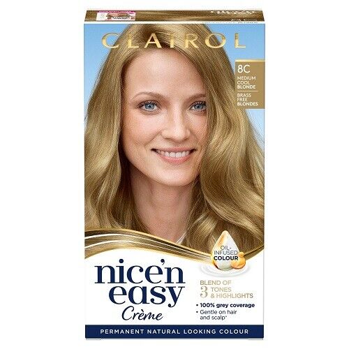 Clairol Nice N Easy 8c Medium Cool Blonde