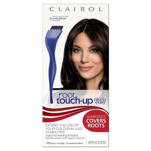 Clairol Root Touch-up Nice'n Easy Permanent Colour 4 Dark Brown