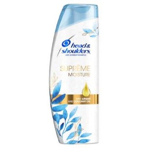 Head & Shoulders Supreme Moisture Shampoo With Argan  And Coconut Oil 400ml