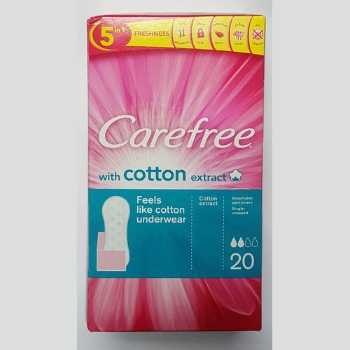 Carefree Cotton Extract 20 Pantyliners