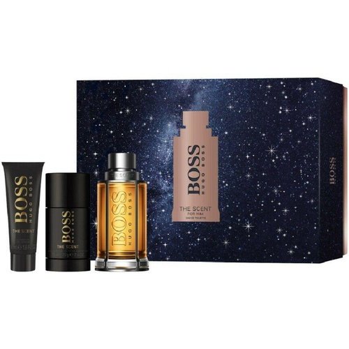 HUGO BOSS THE SCENT 100ML EDT+75ML DEODORANT STICK+50ML SHOWER GEL GIFT SET NEW - LuxePerfumes