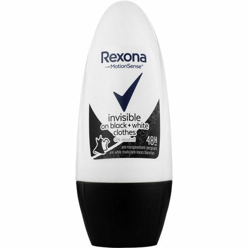 Rexona  Motion Sense Invisible Black & White 48h Roll On 50ml