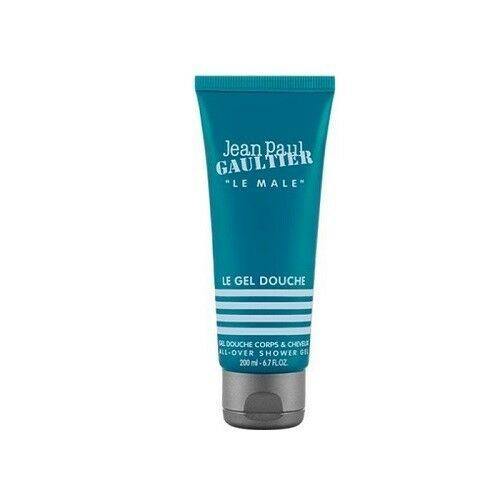 JEAN PAUL GAULTIER LE MALE 200ML ALL-OVER SHOWER GEL BRAND NEW & SEALED FOR MEN - LuxePerfumes