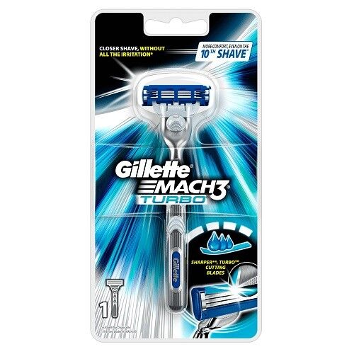 Gillette Mach3 Turbo Mens  Razor