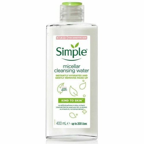 Simple Micellar Cleansing Water Kind To Skin 400ml