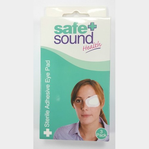 Safe + Sound Sterile Adhesive Eye Pad - 3 Pack