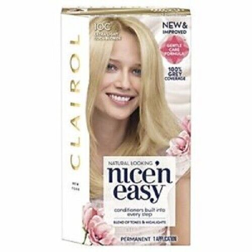 Clairol Nice N Easy Extra Light Cool Blonde 10C