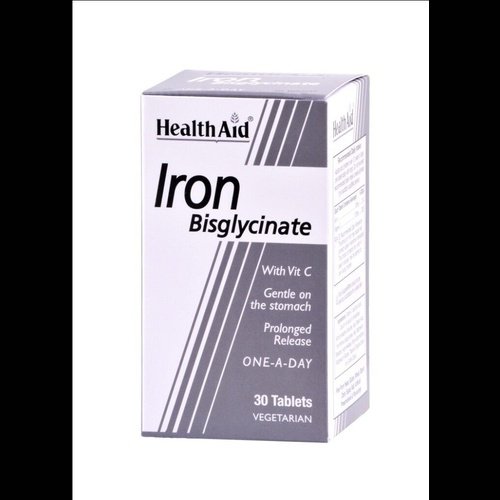 Health Aid Iron Bisglycinate  - 30 Tablets